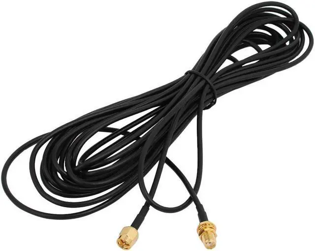 Alt view image 4 of 4 - 2pcs RG174 Coaxial Antenna Extension Cable SMA Female to Male Connector 6M Long