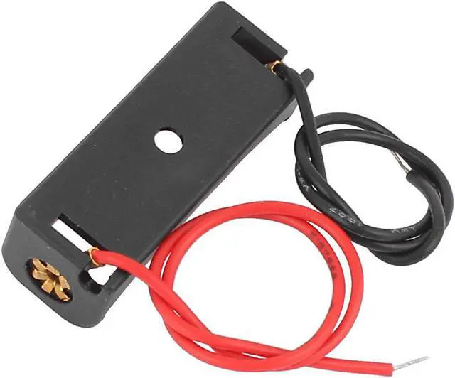Alt view image 3 of 3 - Dual Wires Spring Clip Black Plastic Batteries Case Holder for 12V/23A N Battery 7Pcs