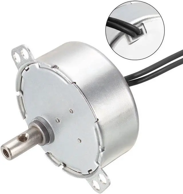 Alt view image 4 of 4 - Synchronous Motor AC 220-240V 60-70RPM 50-60Hz CCW/CW 4W Reduction Gear Motor