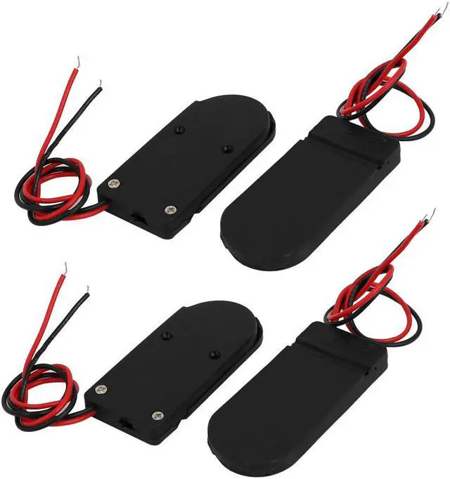 Main image of 4 Pcs B0219/2032 Coin Button Cell Battery Holder Case on/off Switch Black