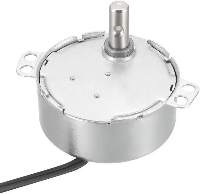 Main image of Synchronous Motor AC 220-240V 20-24RPM 50-60Hz CCW/CW 4W Turntable Gear Box for Microwave Oven
