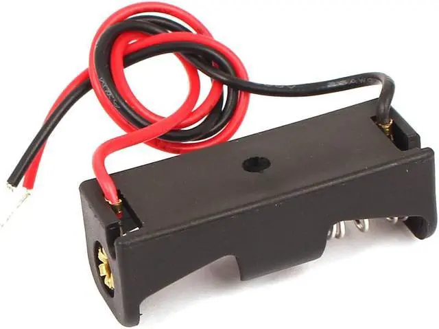 Alt view image 2 of 2 - Spring Loaded 1x 23A/12V N Model Battery Case Open Storage Holder Black 2 Pcs