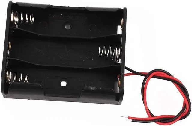 Alt view image 2 of 2 - 5 Pcs 4.5V Output 3 x AA Battery Holder Case Box Double Wire Lead Connector