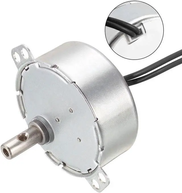 Alt view image 4 of 4 - Synchronous Motor AC 220-240V 30-36RPM 50-60Hz CCW/CW 4W Reduction Gear Motor