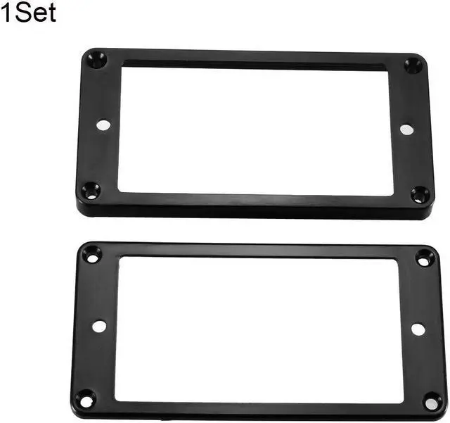 Alt view image 2 of 5 - Humbucker Pickup Ring Pickup Mounting Frame Flat Bottom 35 for Neck and 79 for Bridge Pickup Black