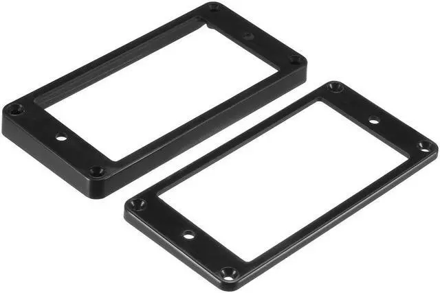 Main image of Humbucker Pickup Ring Pickup Mounting Frame Flat Bottom 35 for Neck and 79 for Bridge Pickup Black