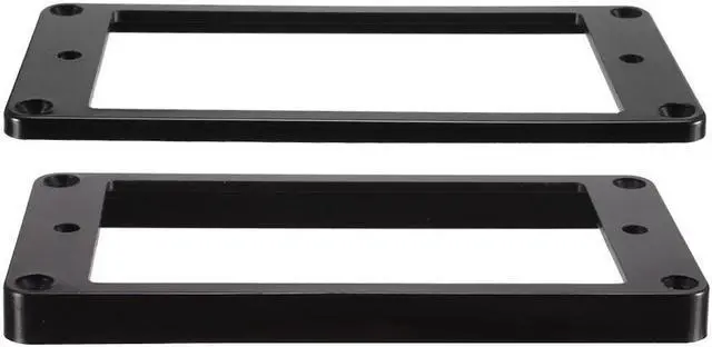 Alt view image 4 of 5 - Humbucker Pickup Ring Pickup Mounting Frame Flat Bottom 35 for Neck and 79 for Bridge Pickup Black