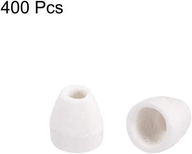 Main image of 400pcs 2mm Dia Ceramic Insulator Bead Tapered Insulation Bead for Heat Shrink Tubing Heating Wire