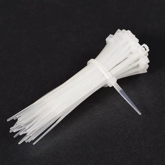 Alt view image 4 of 5 - Cable Zip Ties 150mmx1.9mm Self-Locking Nylon Tie Wraps White 200pcs