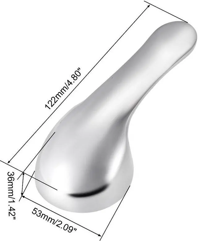 Alt view image 2 of 4 - Faucet Lever Handle 40mm Cartridge Electroplating Single Lever Handle Faucet Kit