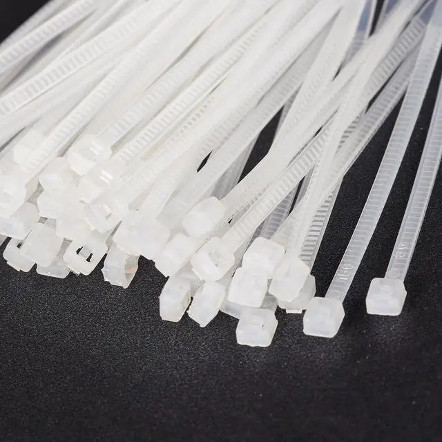 Alt view image 5 of 5 - Cable Zip Ties 150mmx1.9mm Self-Locking Nylon Tie Wraps White 200pcs