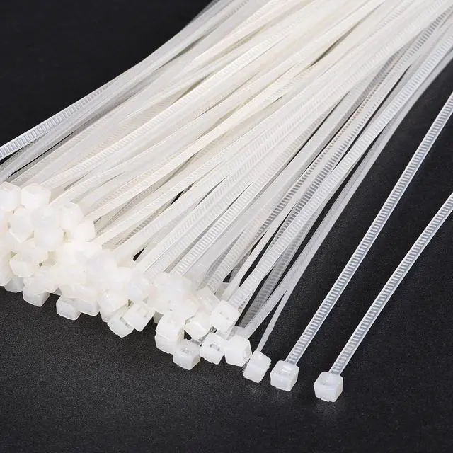 Alt view image 4 of 4 - Cable Zip Ties 200mmx2mm Self-Locking Nylon Tie Wraps White 150pcs