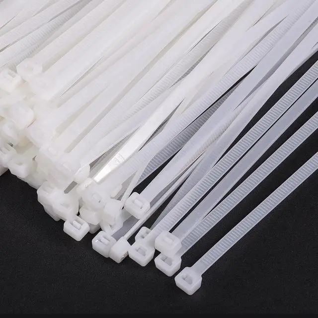 Alt view image 3 of 4 - Cable Zip Ties 250mmx2.8mm Self-Locking Nylon Tie Wraps White 150pcs