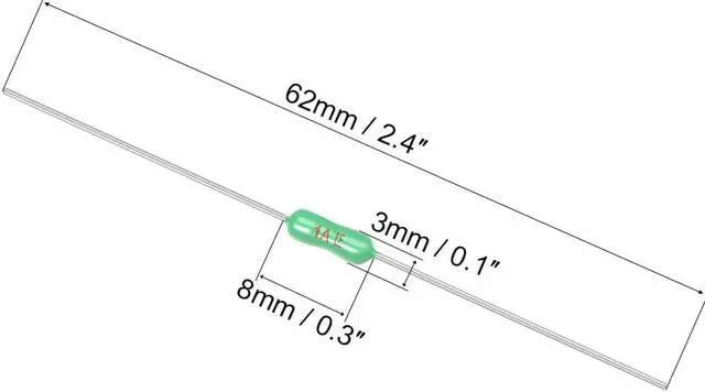 Alt view image 2 of 2 - Pico Fuse 250V 1A Fast Blow Axial Leaded 3mm x 62mm for Telecom Communication 10pcs