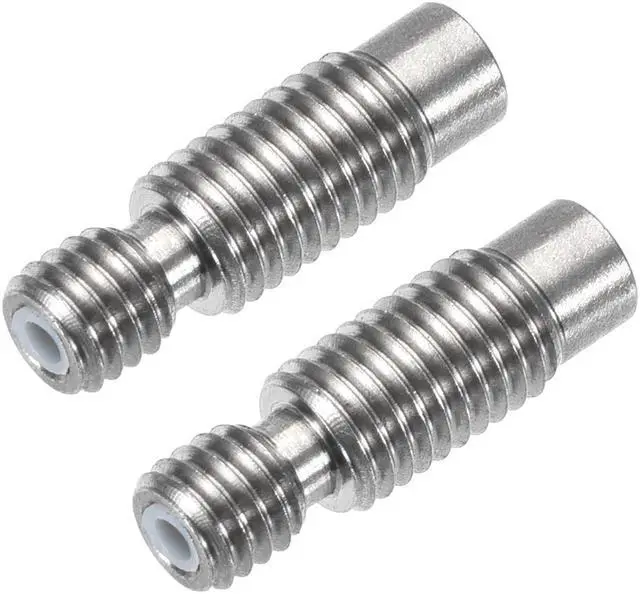 Main image of M6x22.5mm Extruder 1.75mm Throat Tube for V6 Makerbot 3D Printer W PTFE Pipe 2pc