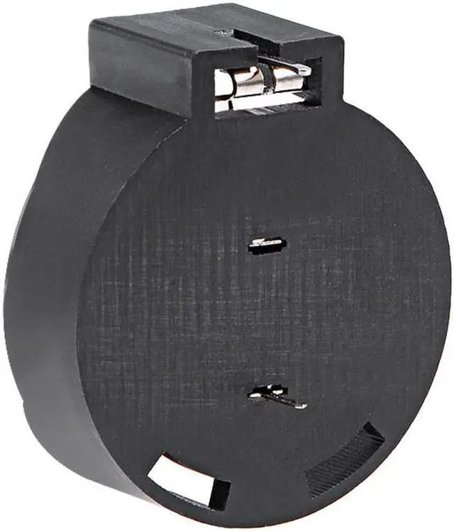 Alt view image 4 of 4 - 10 Pcs CR2477 Horizontal Coin Button Battery Holder Black Container Case