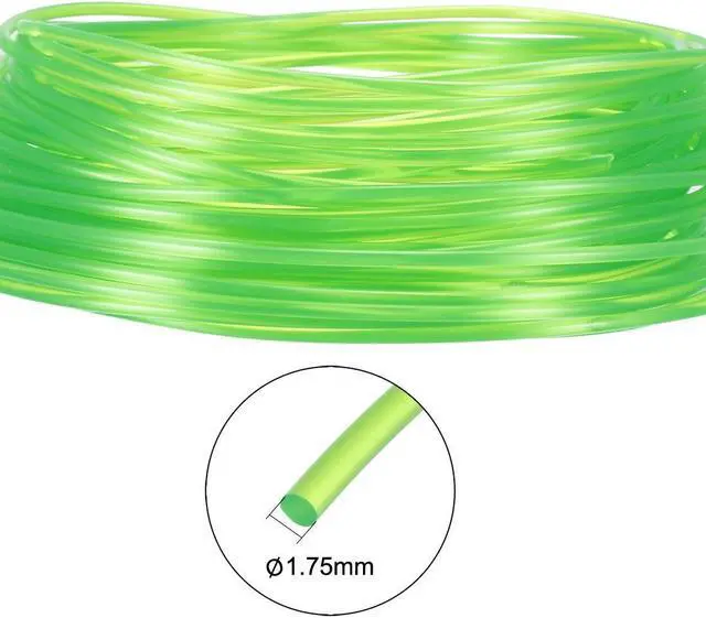Alt view image 3 of 4 - 10 Meter/32.5 Ft PLA 3D Pen/3D Printer Filament, 1.75 Mm Transparent Green
