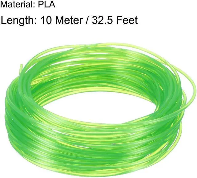 Alt view image 2 of 4 - 10 Meter/32.5 Ft PLA 3D Pen/3D Printer Filament, 1.75 Mm Transparent Green