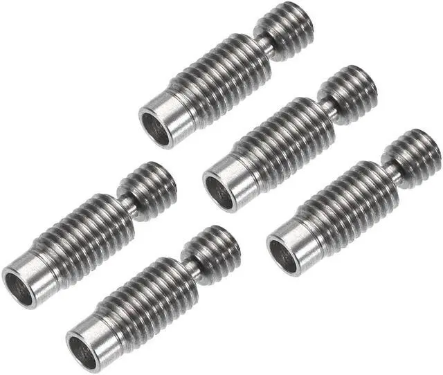 Main image of M6x22.5mm Extruder 1.75mm Throat Tube for V6 Makerbot 3D Printer 5pcs