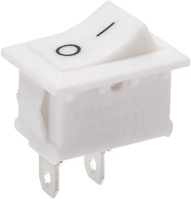 Main image of Mini Boat Rocker Switch White Toggle Switch for Boat Car Marine ON/OFF AC 250V/6A 125V/10A 1pcs