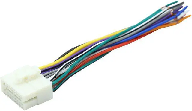 Alt view image 7 of 7 - DC 12V Universal Car Auto Male CD DVD Radio Wire Harness Adapter Connector Plug