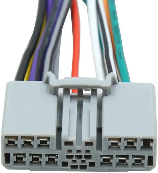 Alt view image 3 of 3 - DC 12V Car Male DVD Radio Wire Harness Adapter Connector Plug for Honda Civic