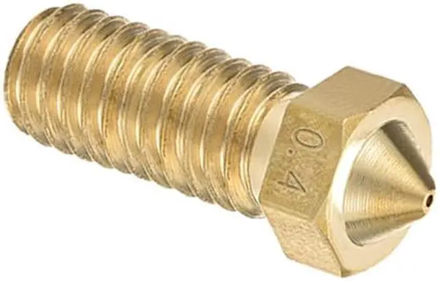 Alt view image 5 of 5 - 0.4mm 3D Printer Nozzle, Fit V6 Extruder Head, for 1.75mm Filament Brass 5pcs