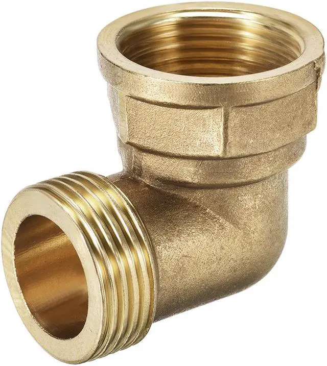 Alt view image 7 of 7 - Brass Pipe Fitting 90 Degree Elbow 1-inch BSP Male X 1-inch BSP Female