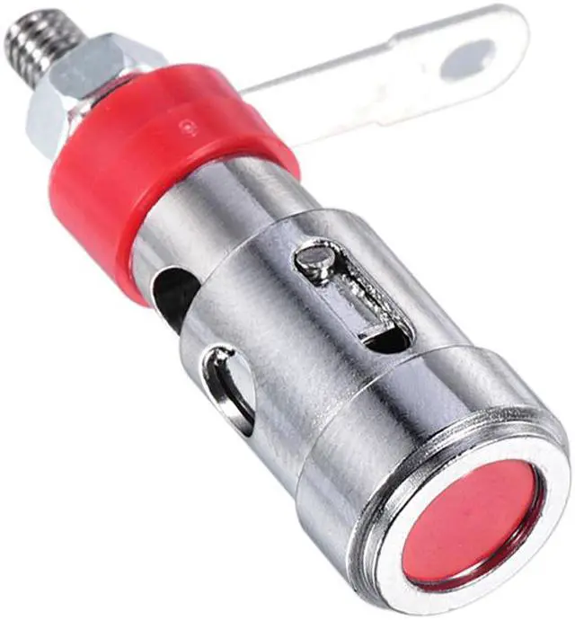 Alt view image 4 of 4 - 4PCS Amplifier Terminal Connector Binding Post Push Quick Type -Binding Post Spring Loaded Press Subwoofer Basket Terminal