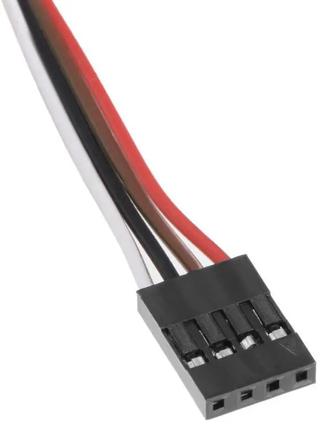 Alt view image 3 of 4 - Breadboard Jumper Wires 4-Pin 40cm Female to Tined Tip Cable for Arduino