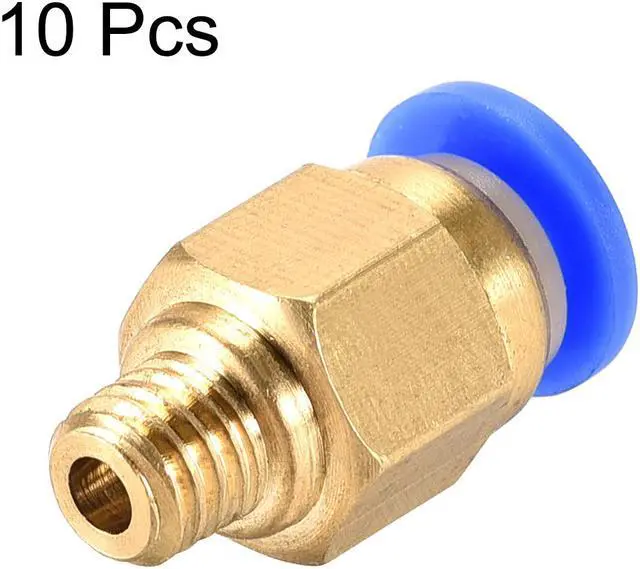 Alt view image 2 of 4 - M6 Tube Fitting for 3D Printer Push Fixings, for 4mm Tube 1.75mm Filament 10pcs