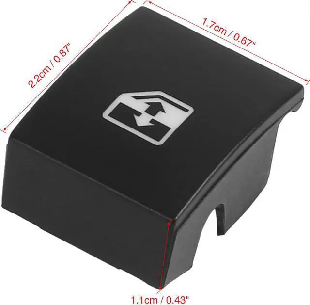 Alt view image 3 of 7 - Electric Power Window Switch Button Cap Cover for 2004-2010 Opel Astra MK5
