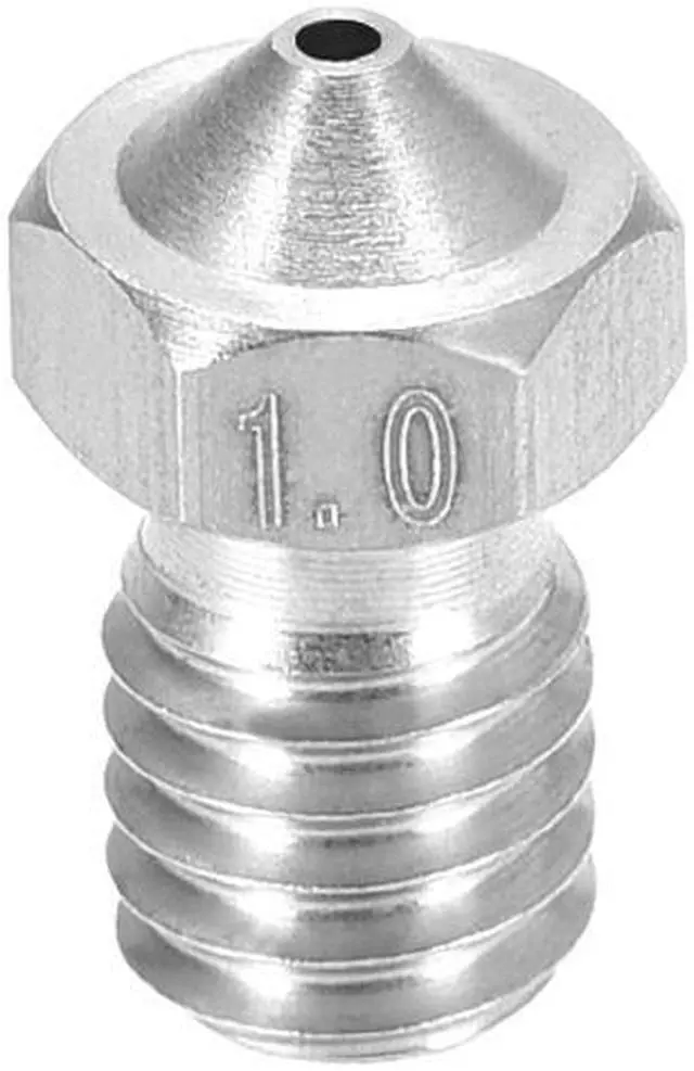 Main image of 1mm 3D Printer Nozzle, Fit V6 Extruder Head, for 1.75mm Filament Stainless Steel 1pcs