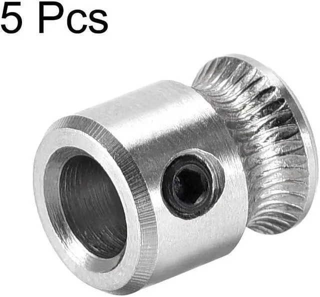 Alt view image 2 of 4 - MK8 Drive Gear Direct Extruder Drive 5mm Bore for Reprap Extruder 5pcs