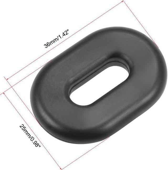 Alt view image 3 of 6 - Side Cover Grommet Single Side Rubber Oval Washer for Motorcycle 4Set