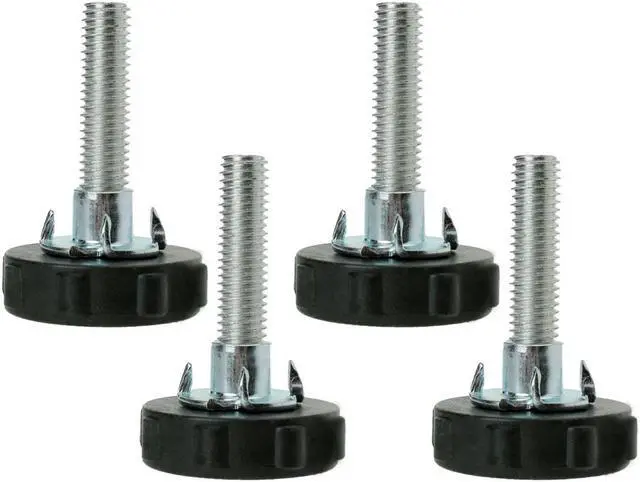 Main image of M10 x 50 x 42mm Screw on Furniture Glide Leveling Feet Floor Protector Adjuster Pad with T-nuts for Machine Sofa Leg 4pcs