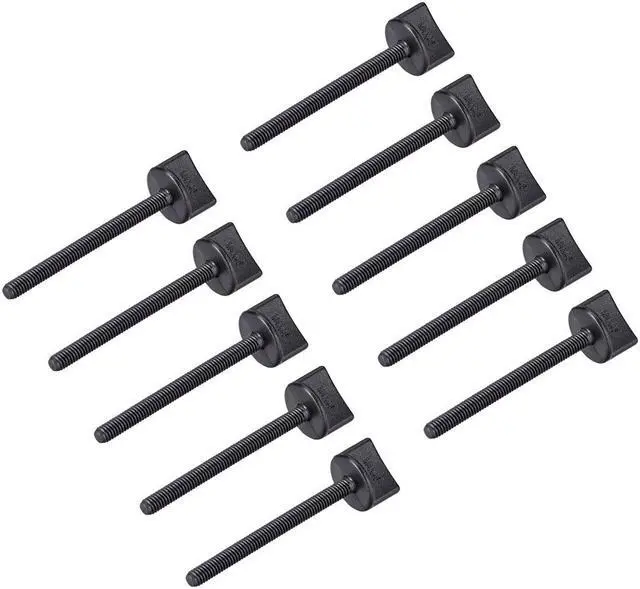 Main image of M4 x 45mm Thumb Screw Bolt Hand Driven Spade Nylon Plastic Screws Metric Thread for RC Model Aircraft 10 Pcs