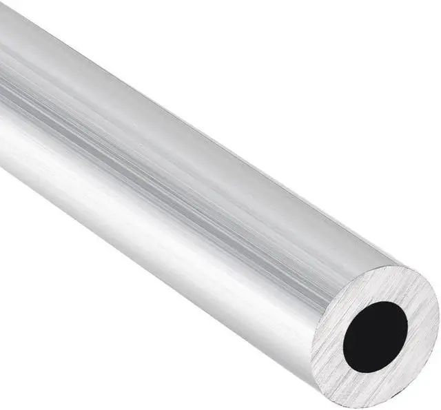 Alt view image 3 of 3 - 6063 Aluminum Round Tube 300mm Length 14mm OD 8mm Inner Dia Seamless Aluminum Straight Tubing 3 Pcs