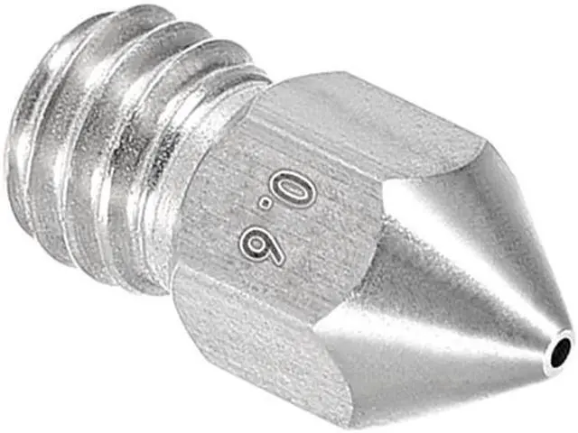 Alt view image 5 of 5 - 0.6mm 3D Printer Nozzle, Fit for MK8, for 1.75mm Filament Stainless Steel 5pcs