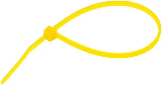 Alt view image 3 of 3 - Cable Zip Ties 150mmx2.5mm Self-Locking Nylon Tie Wraps Yellow 80pcs