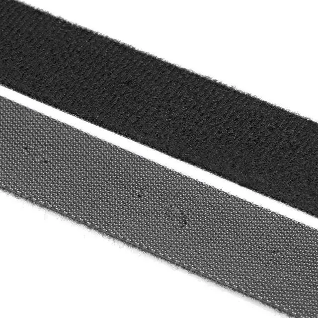Alt view image 3 of 4 - Reusable Cable Ties Hook and Loop Cord Strap 5.5 Yard x 0.8 Inch Black 1 Roll
