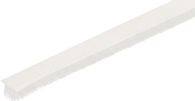 Alt view image 3 of 4 - Brush Weather Stripping, Adhesive Felt Door Seal Strip Pile Weatherstrip Door Sweep Brush for Door Window 394Inch L X 0.35 Inch W (10000mm X 9mm)White