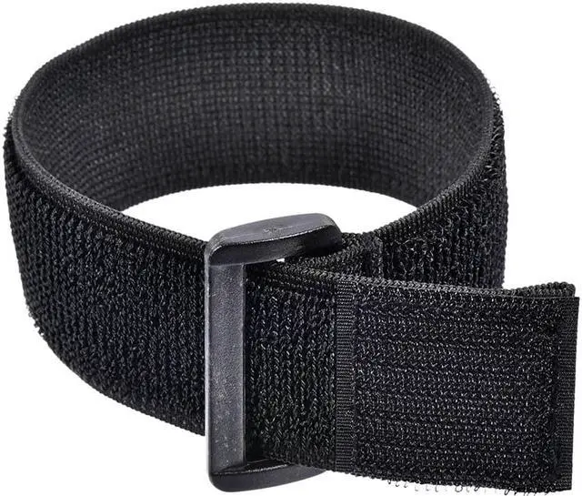 Main image of Elastic Reusable Cable Ties, 12 Inch Hook and Loop Cord Wraps with Buckle 6pcs