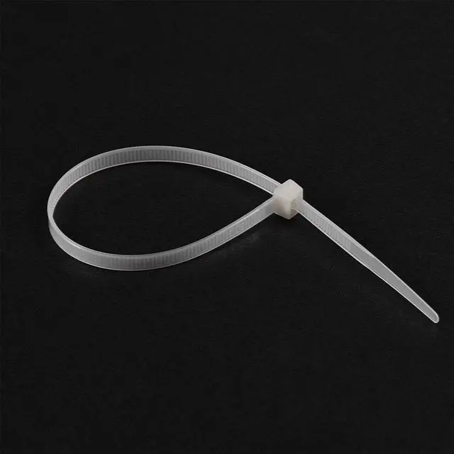 Alt view image 3 of 4 - Cable Zip Ties 250mm x5mm Self-Locking Nylon Tie Wraps White 40 pcs