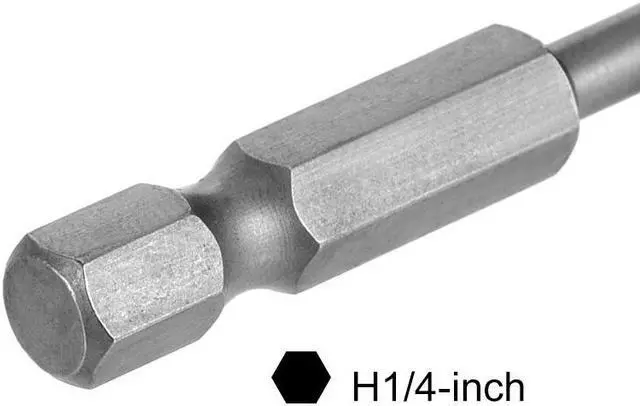 Alt view image 3 of 4 - 5 Pcs T9 Magnetic Torx Screwdriver Bits, 1/4 Inch Hex Shank 3.93-inch Length S2 Power Tool