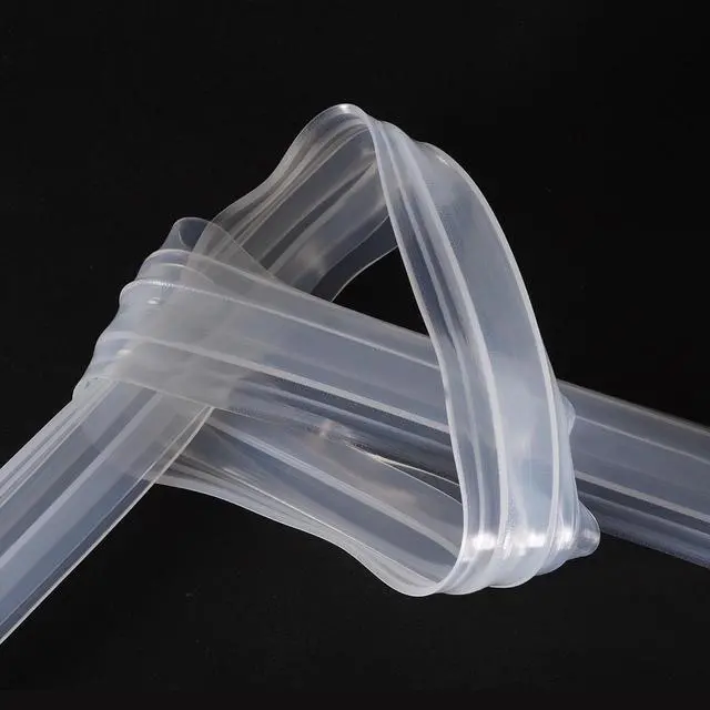 Alt view image 5 of 6 - Frameless Glass Shower Door Sweep - Door Bottom Side Seal Strip F-Type with 3/4-Inch(20mm) Drip Rail - 5/16-Inch(8mm) Glass x 39.37-Inch(1000mm) Length