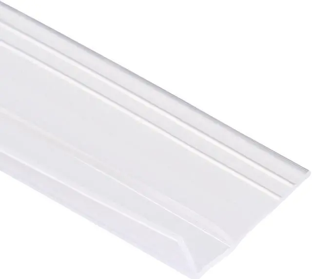 Alt view image 6 of 6 - Frameless Glass Shower Door Sweep - Door Bottom Side Seal Strip F-Type with 3/4-Inch(20mm) Drip Rail - 5/16-Inch(8mm) Glass x 39.37-Inch(1000mm) Length