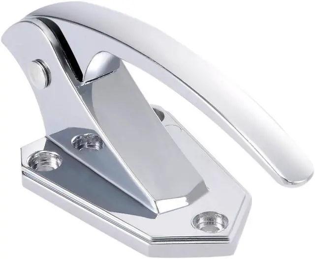 Alt view image 3 of 6 - 101mmx44mm Zinc Alloy Adjustable Latch Spring Loaded Freezer Door Grip Handle