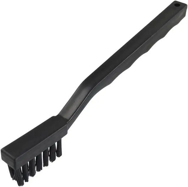 Main image of Unique Bargains Black Plastic Grip 3 Rows Bristles Anti Static ESD Brush PCB Cleaner 6.9"