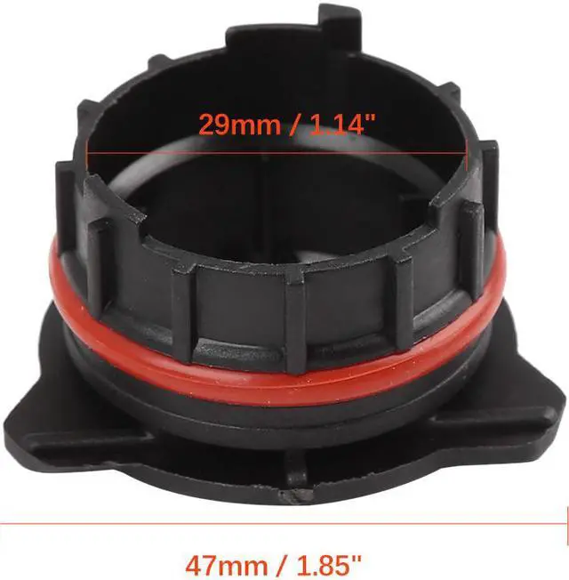 Alt view image 3 of 4 - H7 LED Headlight Adapter Base Retainer Holder for BMW E39 Mercedes Benz 2pcs
